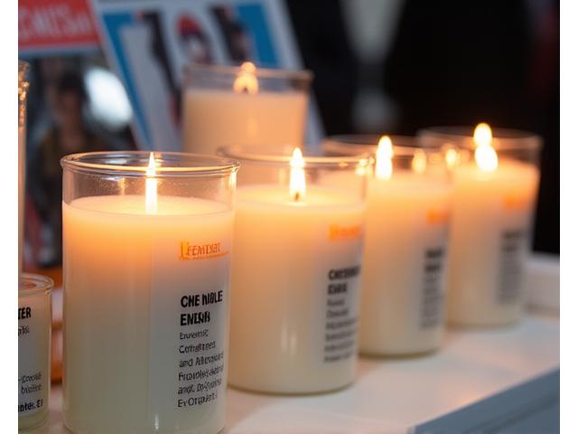Velas con branding para eventos corporativos