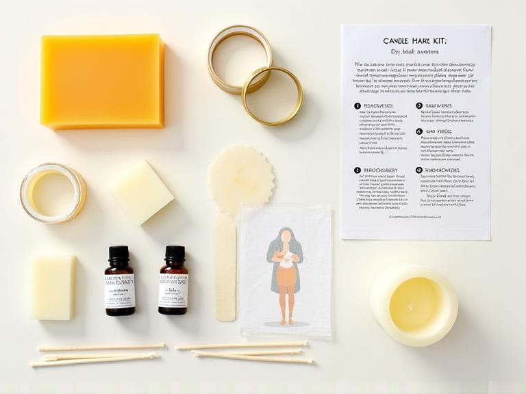 Kit DIY para hacer velas en casa
