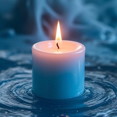 Velas místicas signos de agua